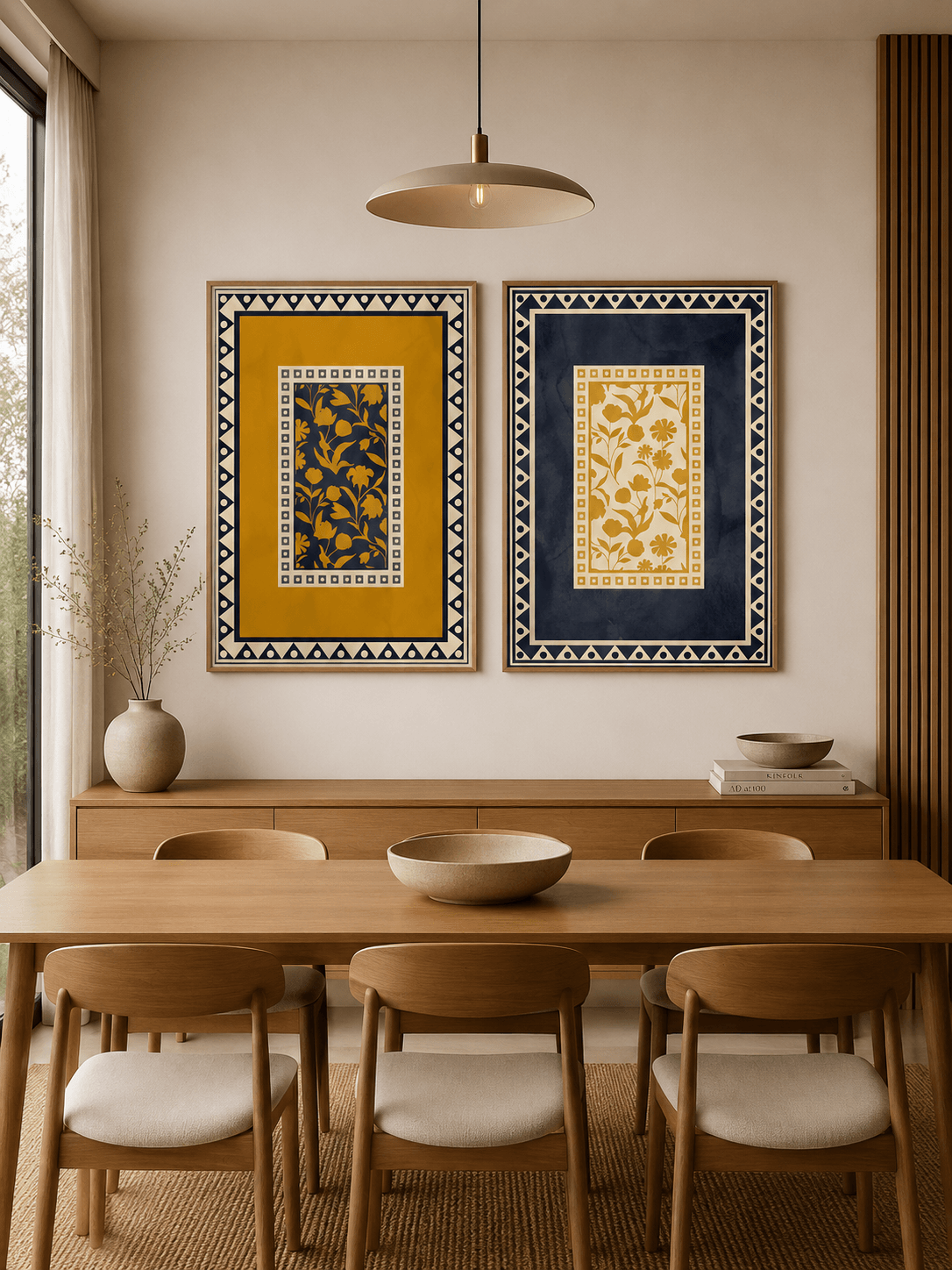 KIT 2 QUADROS DECORATIVOS - New Tapestry Kilim